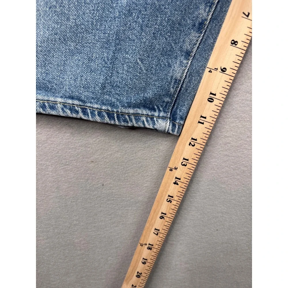 Levis 569 Loose Straight Jean Shorts Mens W46 Light Wash Blue Denim 31569-0018